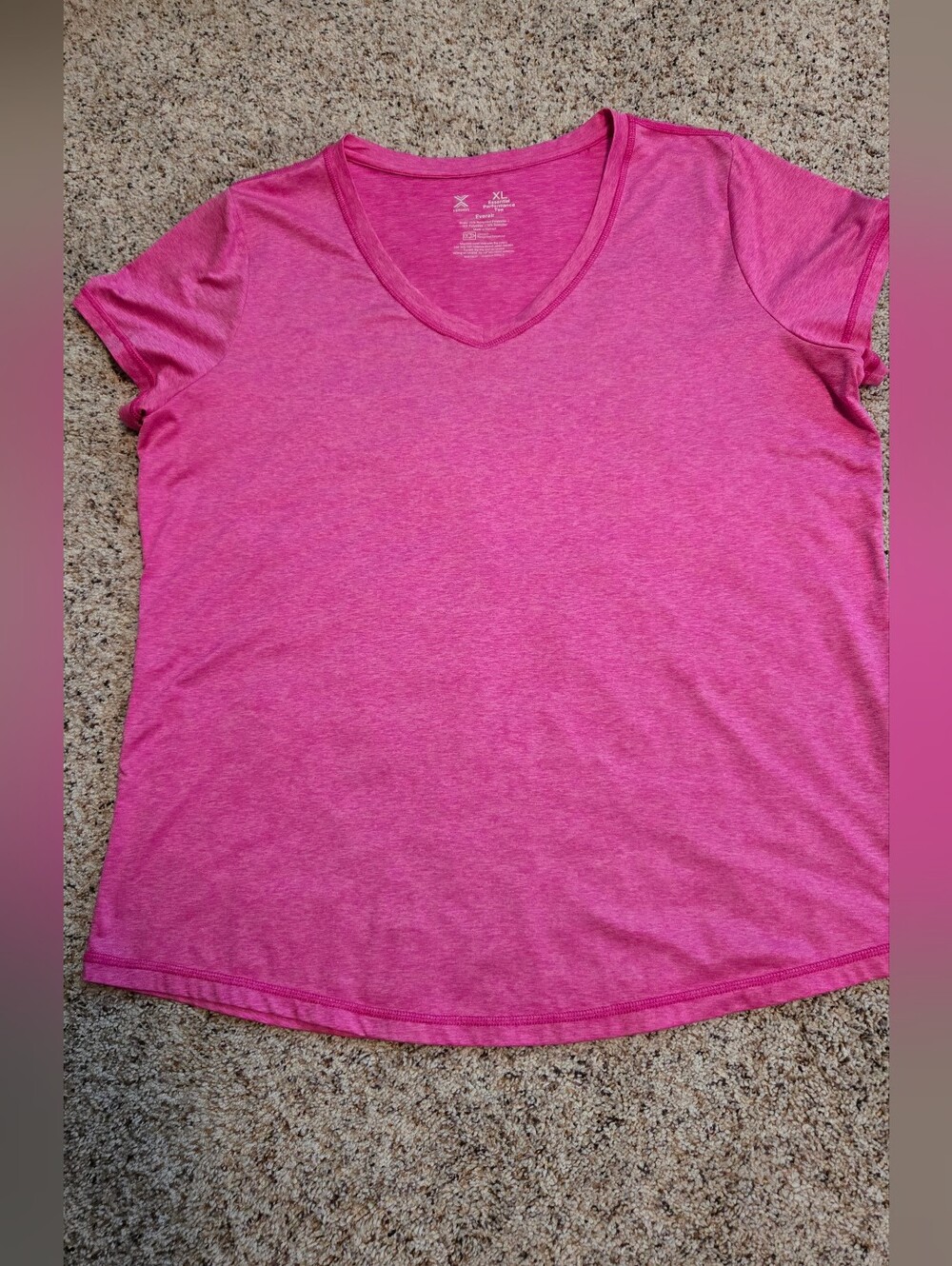 Women’s Hot Pink Xersion Essential Perfomance Tee Size XL